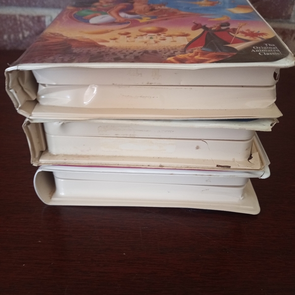 Disney Black Diamond VHS Bundle: Aladdin, The Little Mermaid, Beauty & the Beast - Picture 8 of 11